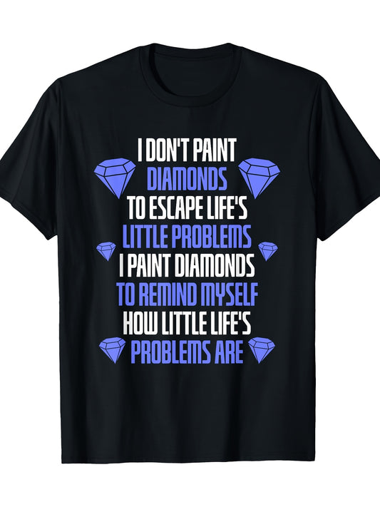 Diamond Painting Lover Tools Pen Diamond Artist Painter T-Shirt100% Cotton 220gT-shirt