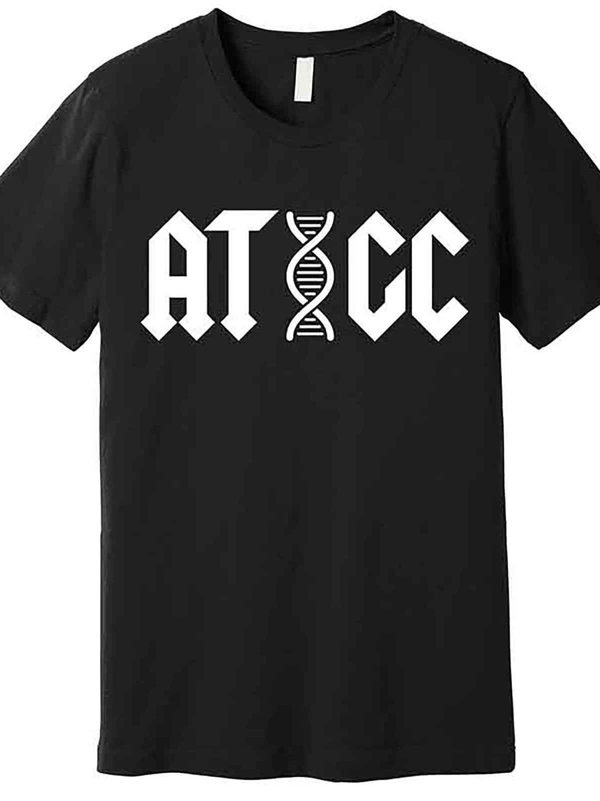 ATGC Funny Science Biology DNA Premium T-Shirt 226647 funny Men'S Short Sleeve Graphic T-shirt Collection black AA