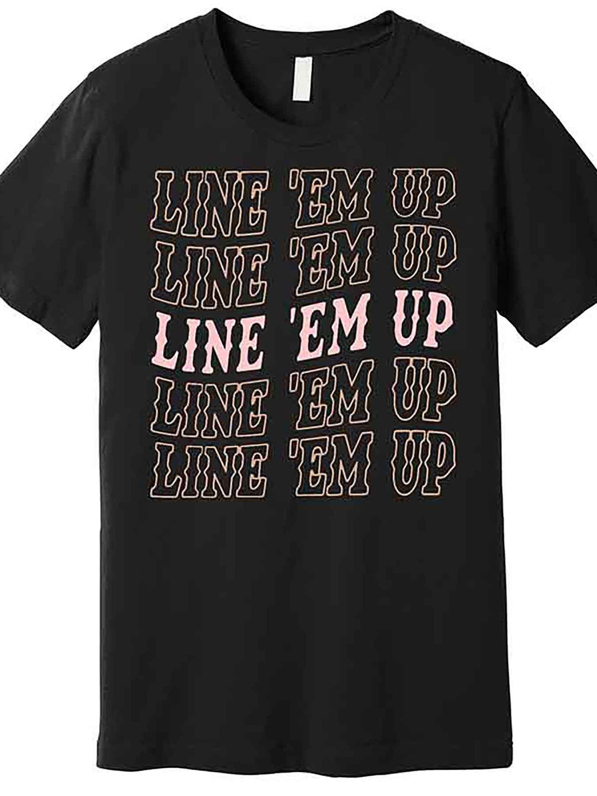 Men's Funny Graphic T-Shirt - Short Sleeve, Black, Cotton, Round Neck, Machine Washable