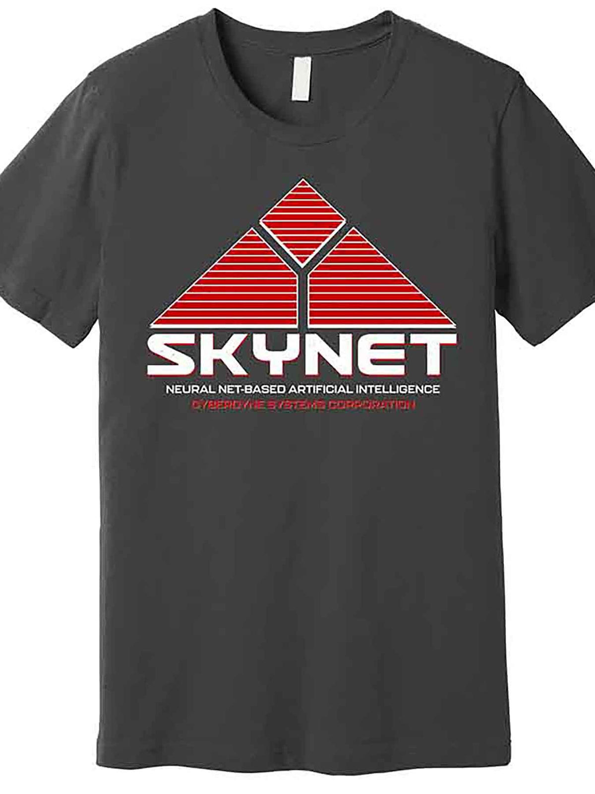 [Futuristic Appeal] Skynet Cyberdyne Systems Corporation Men’s Graphic T-Shirt - Black, Short Sleeve, Neural Net Design, 100% Cotton, Casual Fit, Machine Washable, Casual Wear | Casual Style | Stretchy Material, Design T Shirt