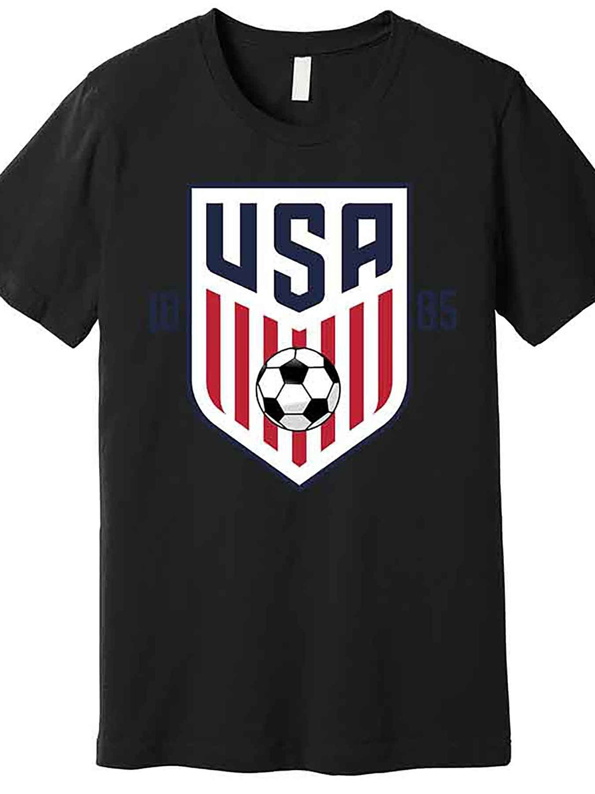 USA 1885 Soccer Tournament Premium T-Shirt 227712 funny Men'S Short Sleeve Graphic T-shirt Collection black AA