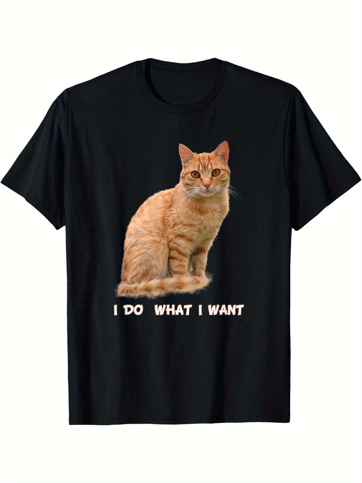 I Do What I Want Funny Orange Tabby Cat Lovers Gifts T-Shirt