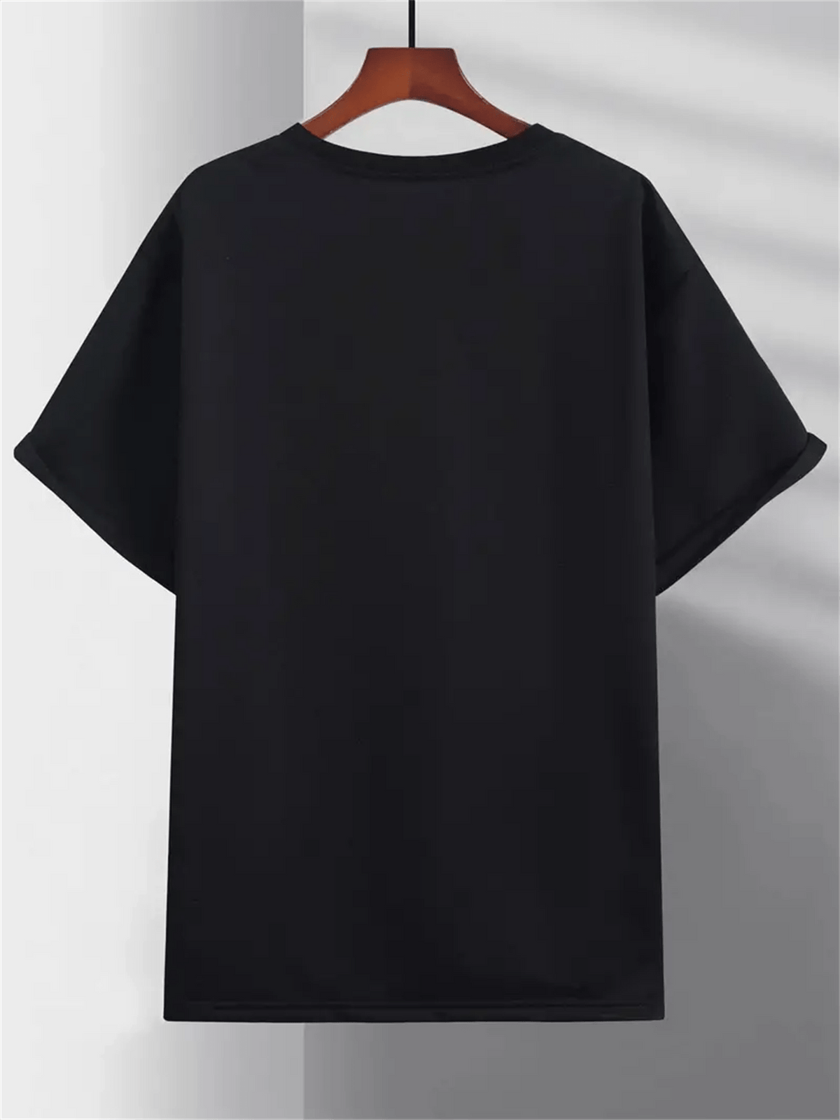 Cotton, Men's Creative Top, Casual Short Sleeve Crew Neck T-shirt, Men's Clothing For Summer Outdoor