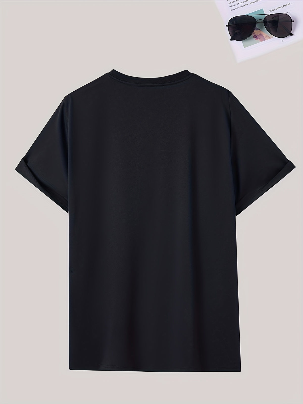 RETIRED EARNED IT. LIVING IT. LOVING IT Men's Short Sleeve Crew Neck T-Shirt - Lightweight Summer Casual Tee with Distressed Print, Regular Fit, Machine Washable for Outdoor & Retirement Lifestyle, Everyday Comfort, Bold Text Shirt, Comfortable Fit