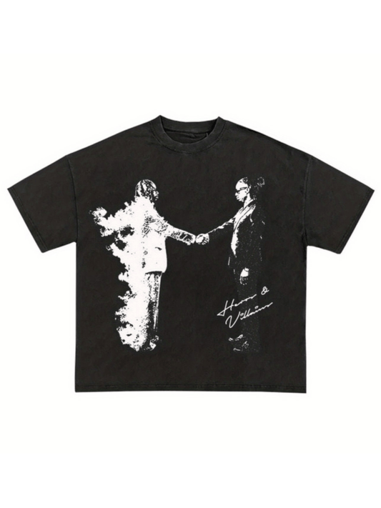 Graphic Print Tees For Men, Casual Short Sleeve T-shirt For Summer