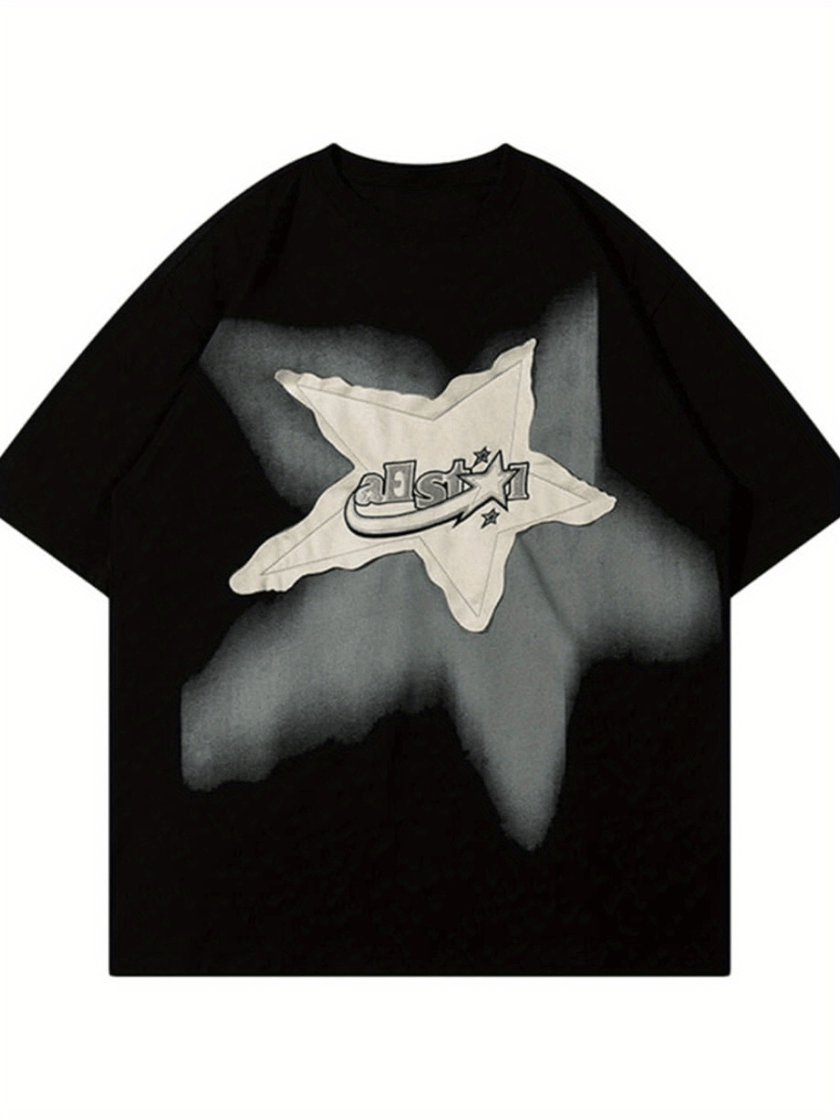 [Cotton Summer T-shirt] Cotton Men's Creative Top - Casual Short Sleeve Crew Neck T-shirt for Summer Outdoor
