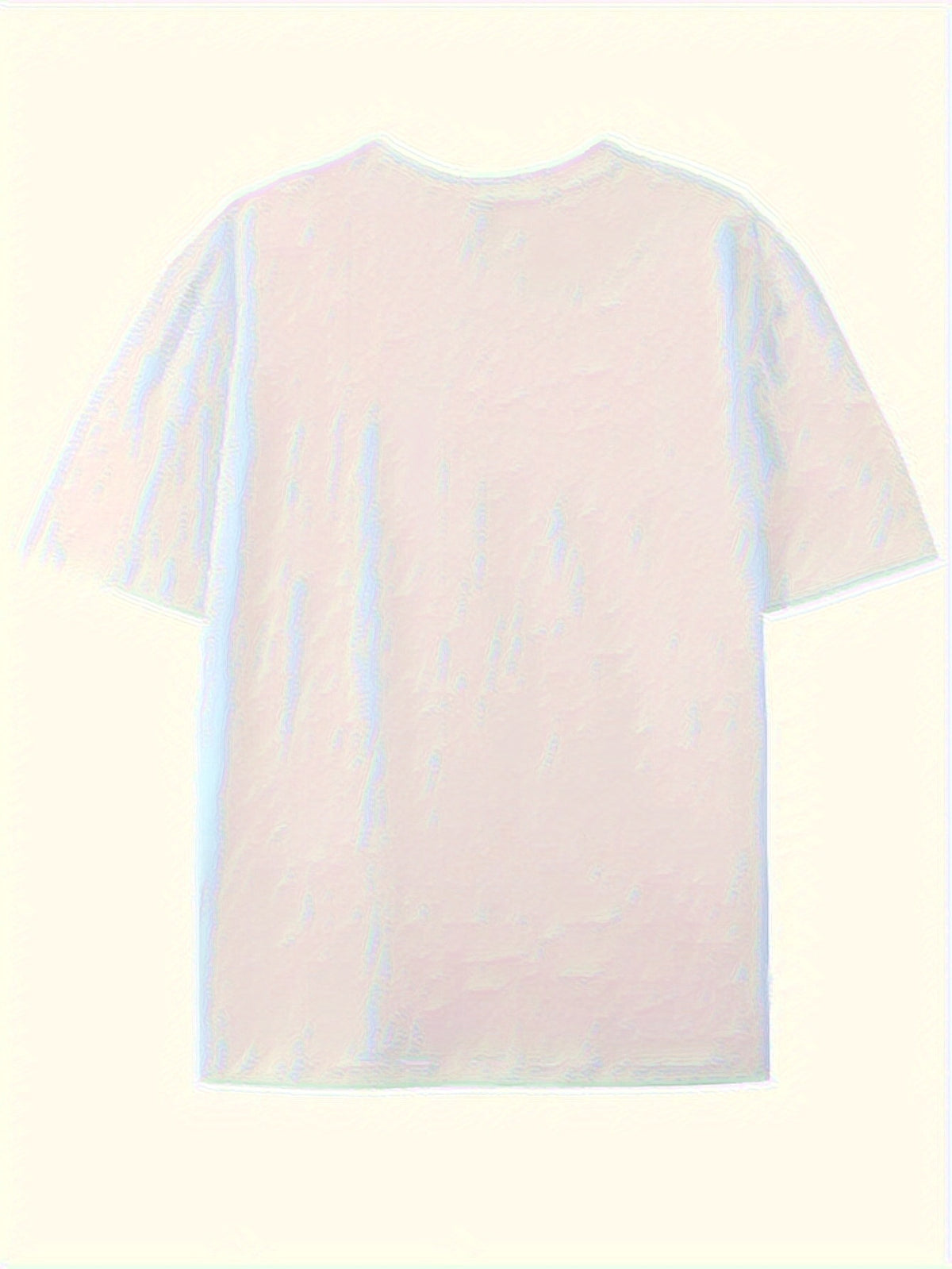 Men's Cotton T-Shirt With Cat Printed, Casual Short Sleeve Round Neck Tee, Soft Comfortable Top