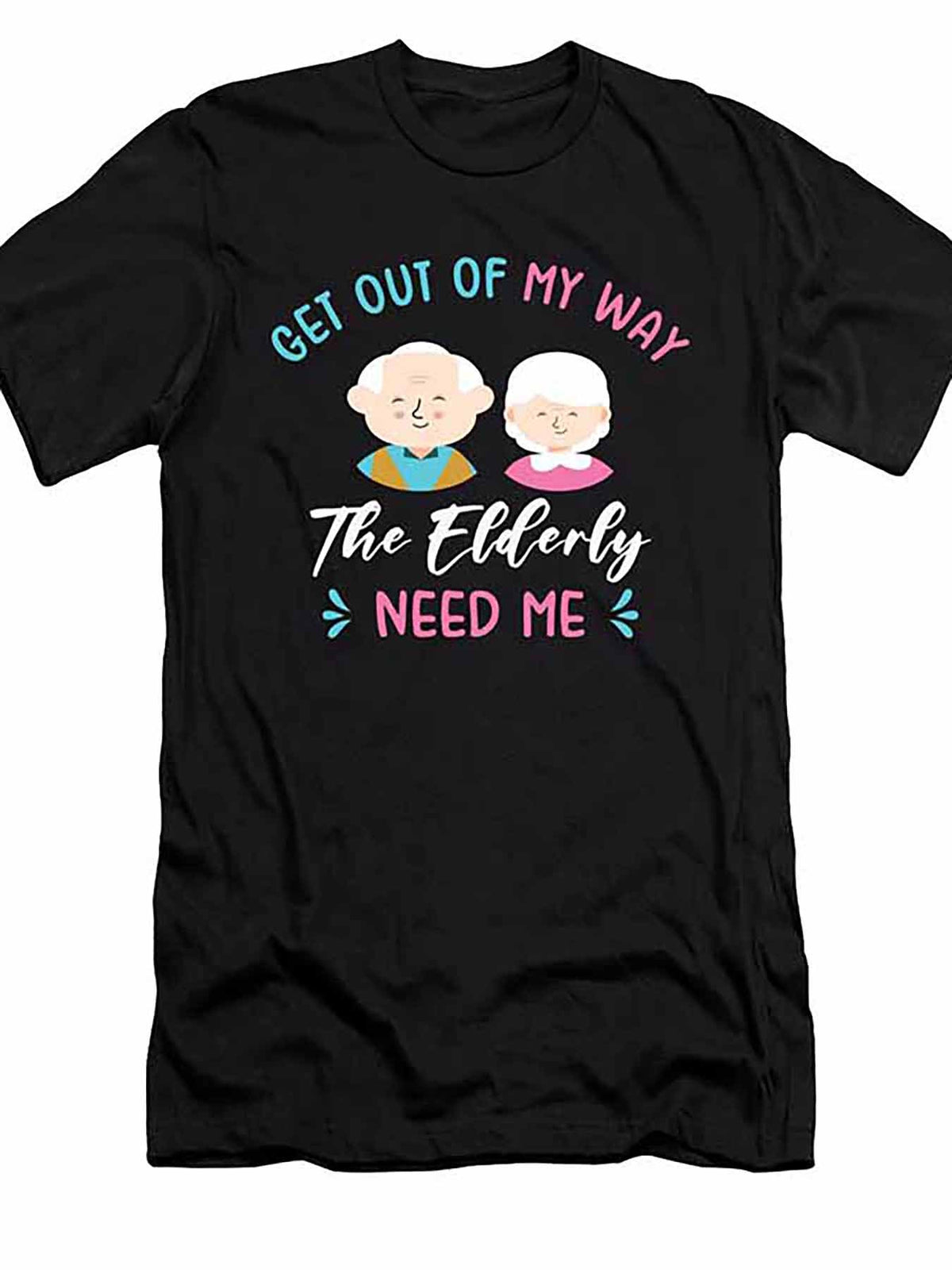 Caregiver Nurse Nursing Caregiving #6 T-Shirt 168477 funny Men'S Short Sleeve Graphic T-shirt Collection black PX