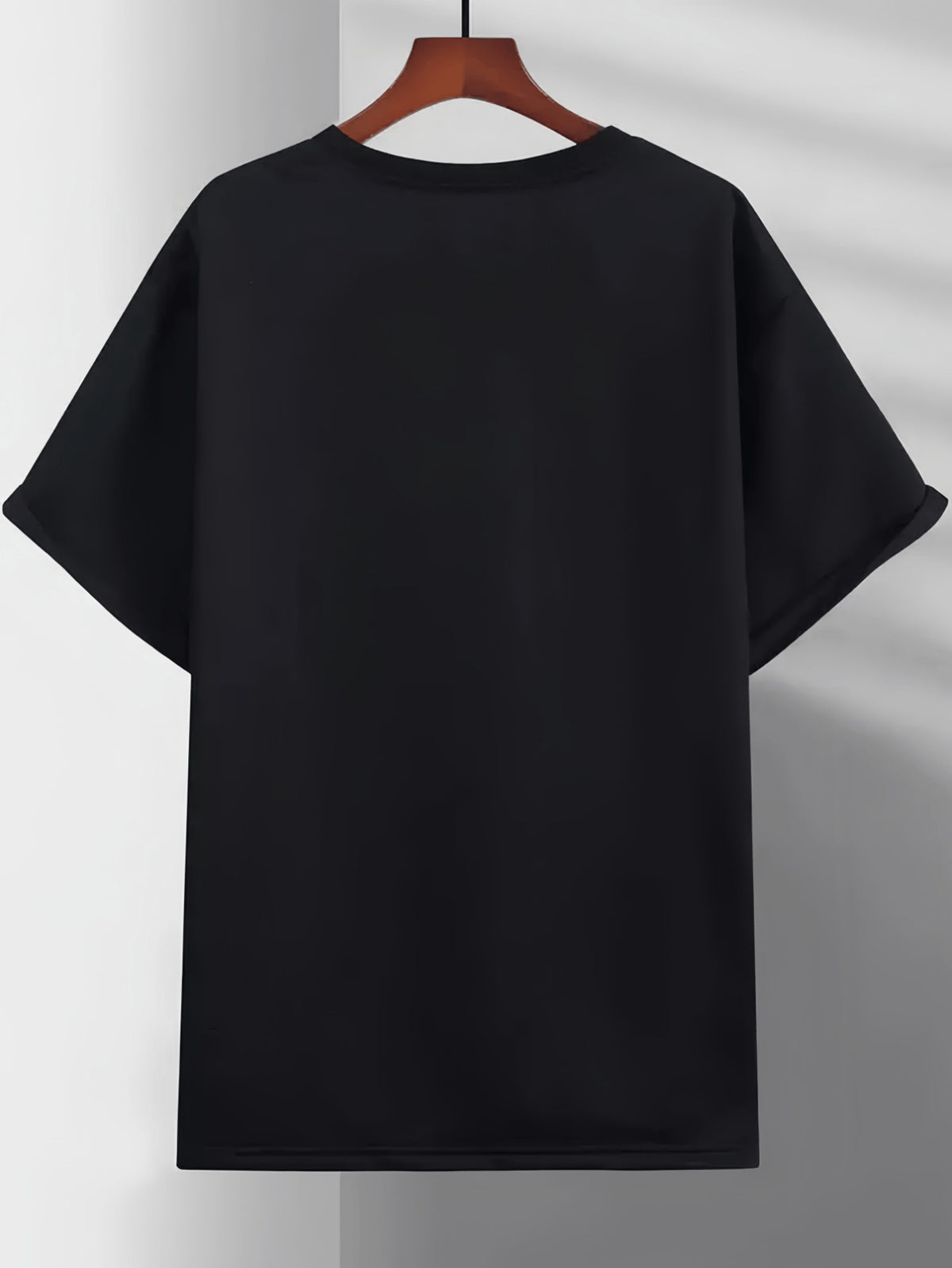 Mens Alphabetic Graphic Print Tees - Soft Crew Neck, Comfort Fit, Slight Stretch Knitted Fabric, Casual Summer T-Shirts for Adults
