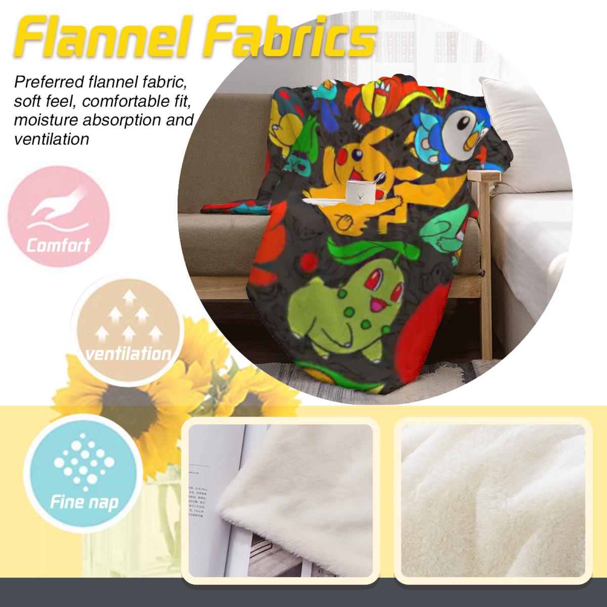 Desert Breeze Inspired Flannel Sofa Throw ¨C Earthy Neutral Palette