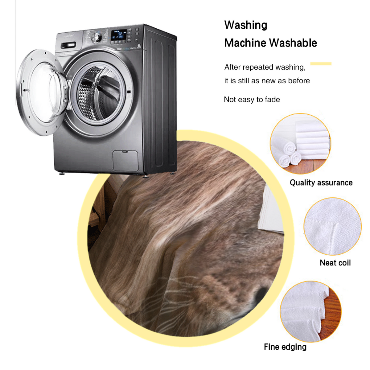 Lagoon Glow Soft Neutral Artistic All-Season Flannel Blanket