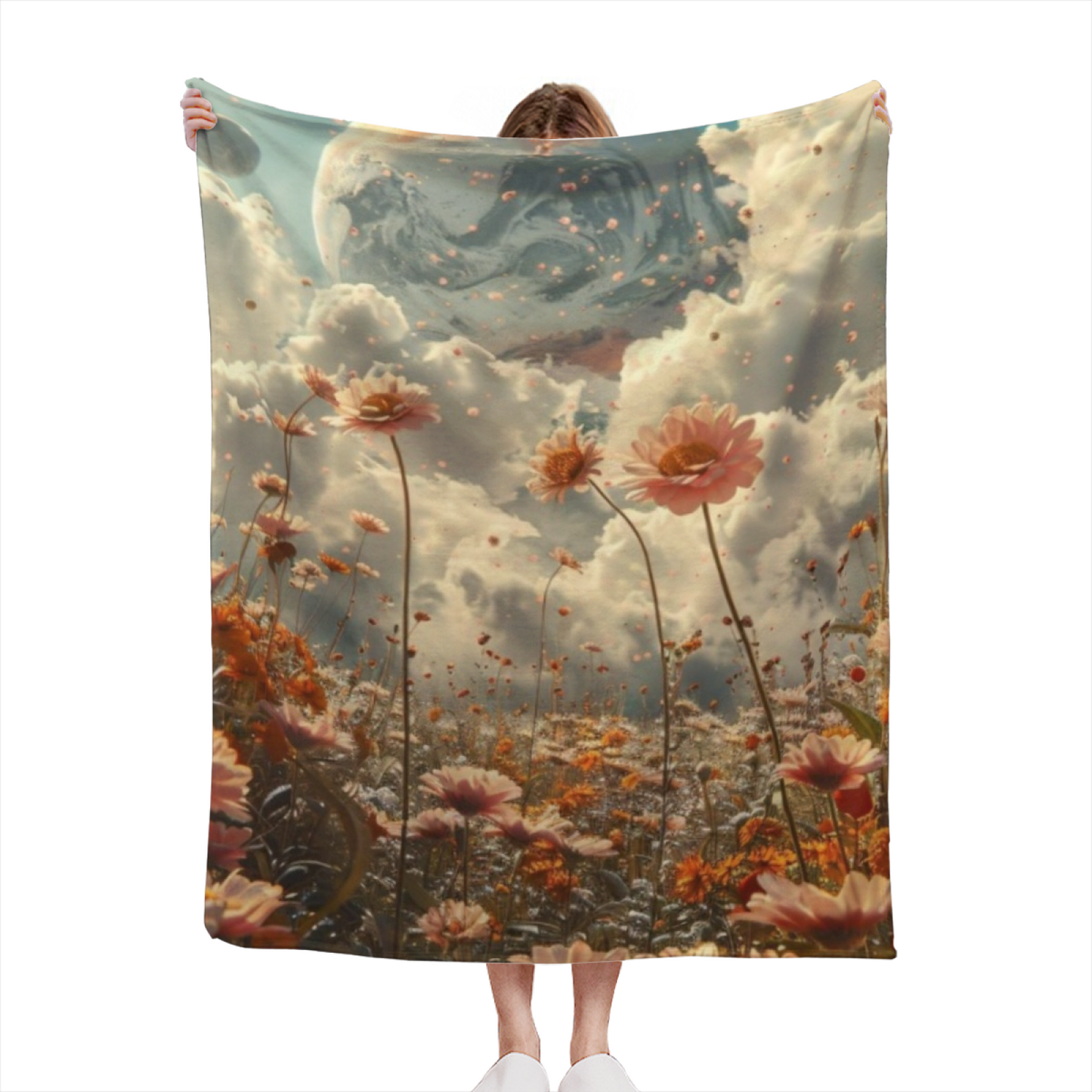 Contemporary Pattern Throw Blanket ¨C Colorful Decorative Printed Cozy Blanket