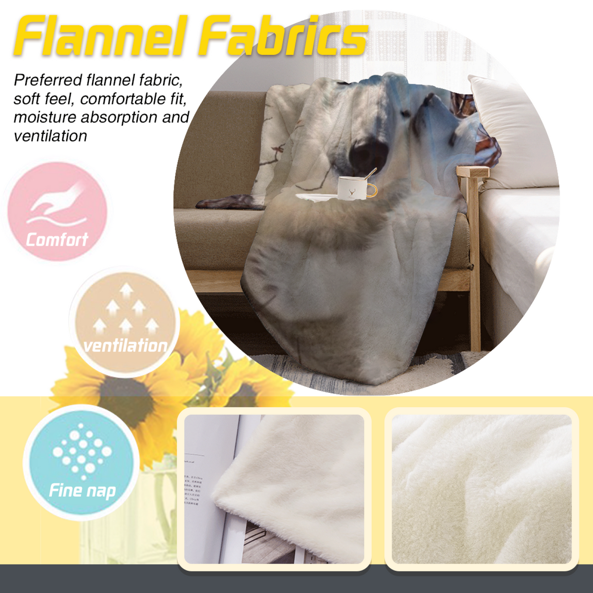 Eclectic Design Opaline Breeze Warm Coral Flannel Sofa Throw