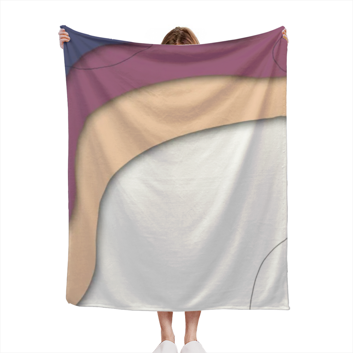 Alpine & Orchard Playful Graphic All-Season Flannel Blanket
