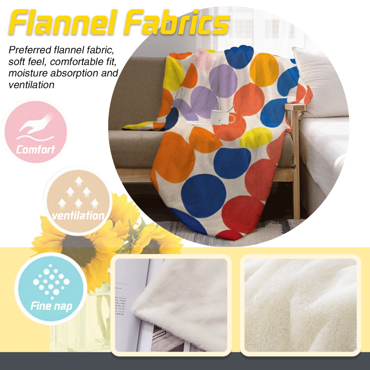 Rustic Breeze Soft Flannel Blanket in Dusty Lilac