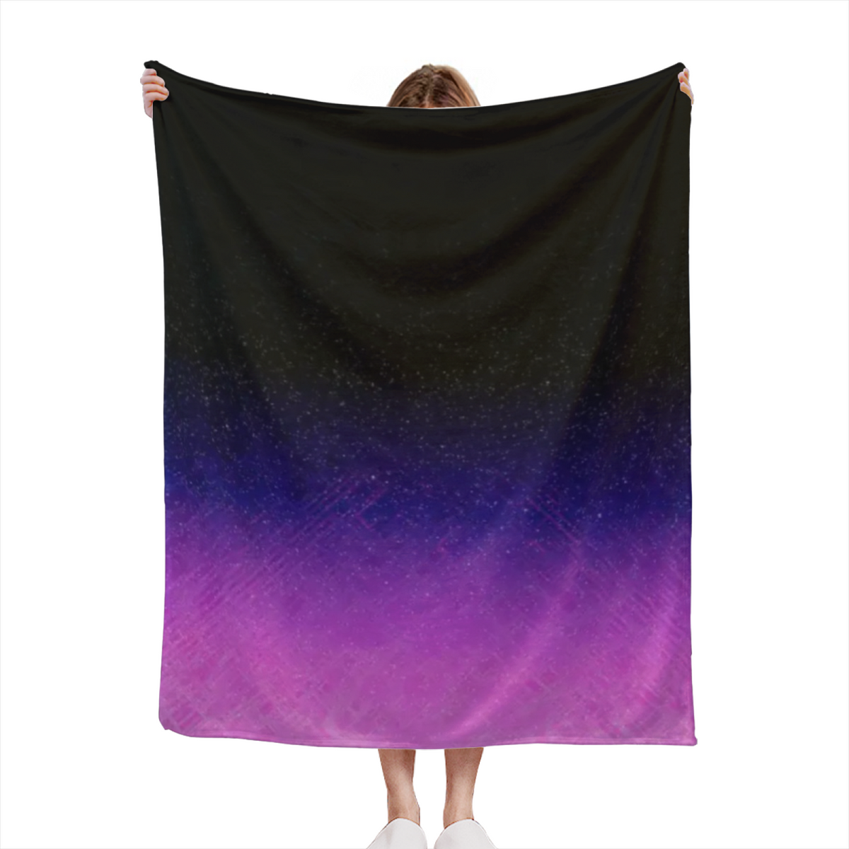 Pastel Multicolor Whimsical Decor Plush Flannel Throw ¨C Dewdrop Orchard Edition