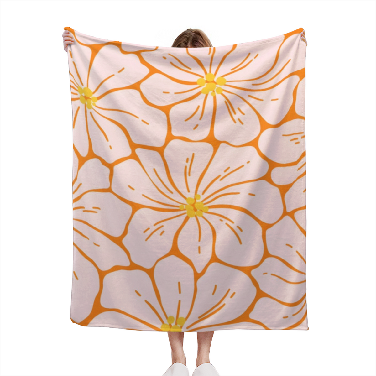 Pastel Multicolor Cedar Muse Lightweight Flannel Throw
