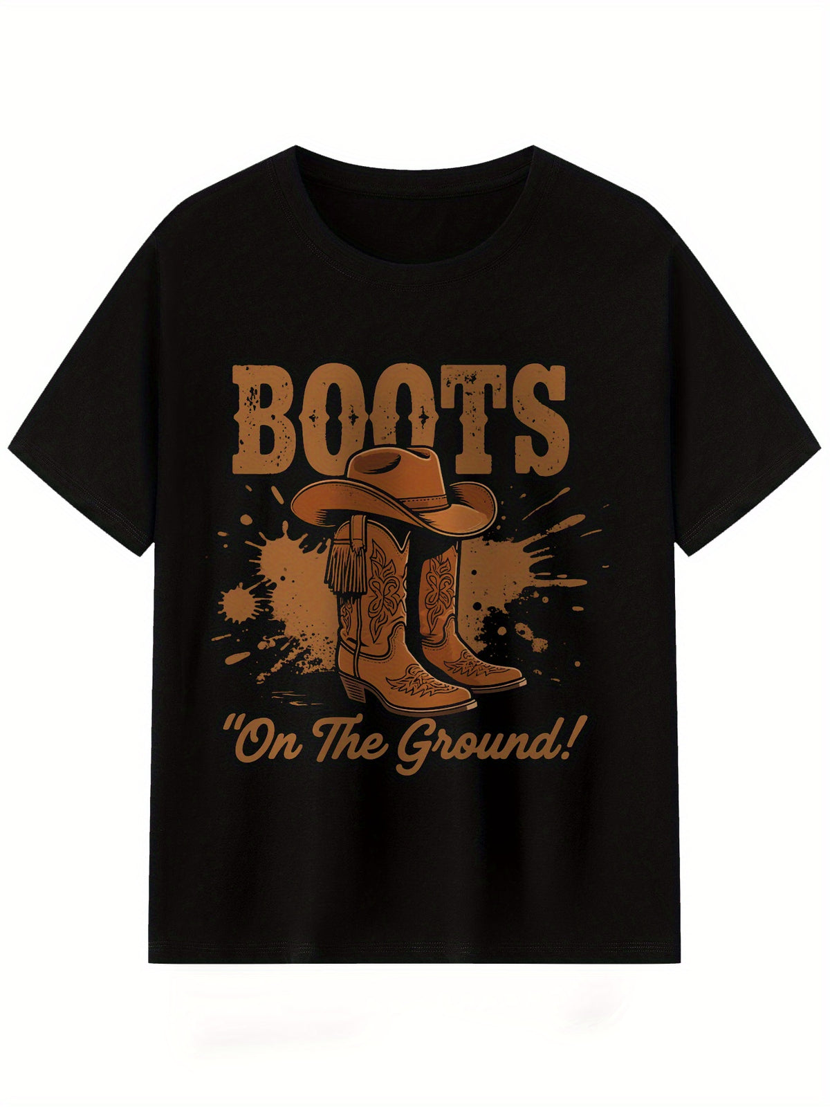BOOTS on The Ground Clothing T-Shirts, Men'S T-Shirts, Outdoor Men'S Clothing for Running And Exercising. High-Quality Materials, Versatile And of High Quality