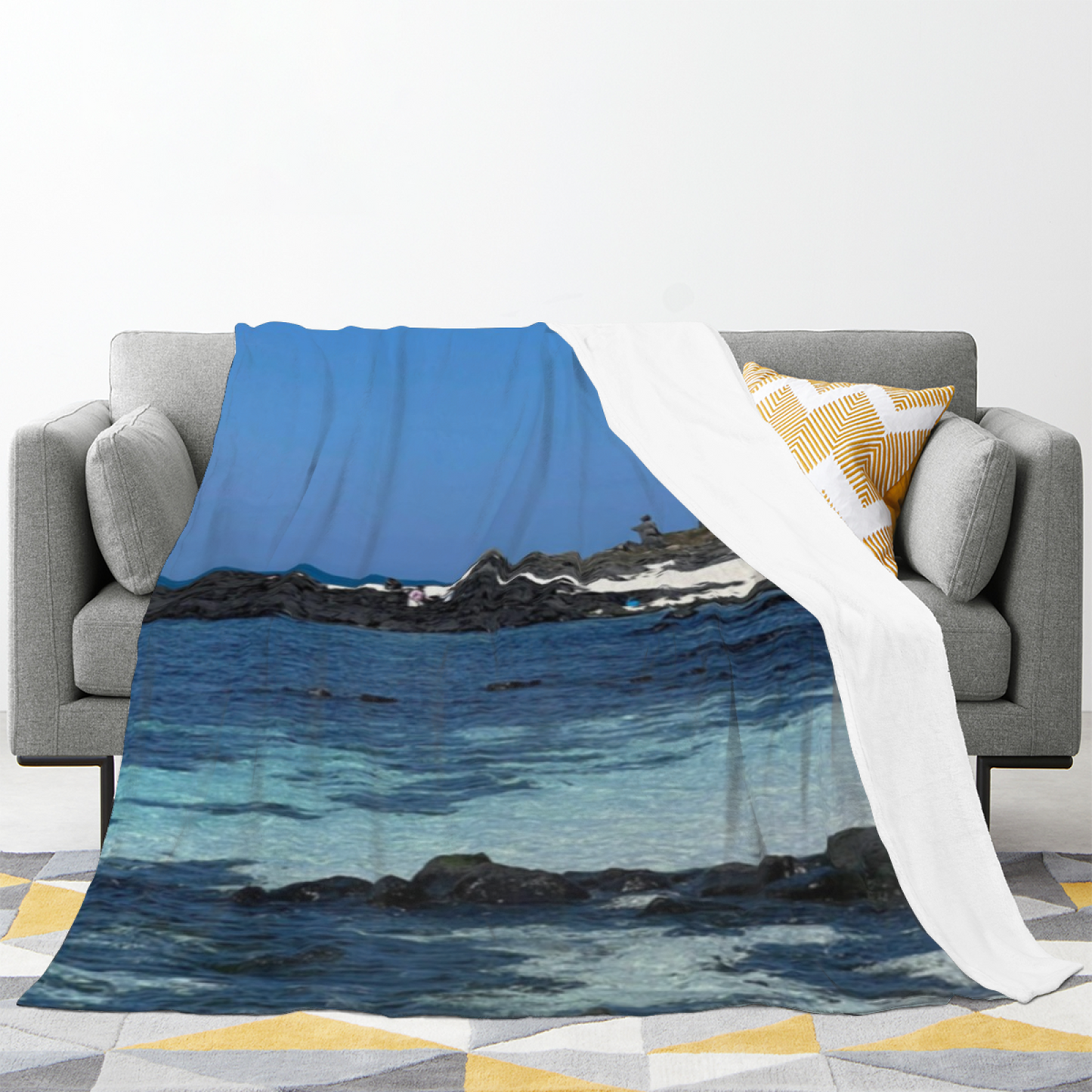 Abstract Artistic Throw Blanket ¨C Contemporary Modern Cozy Home Blanket