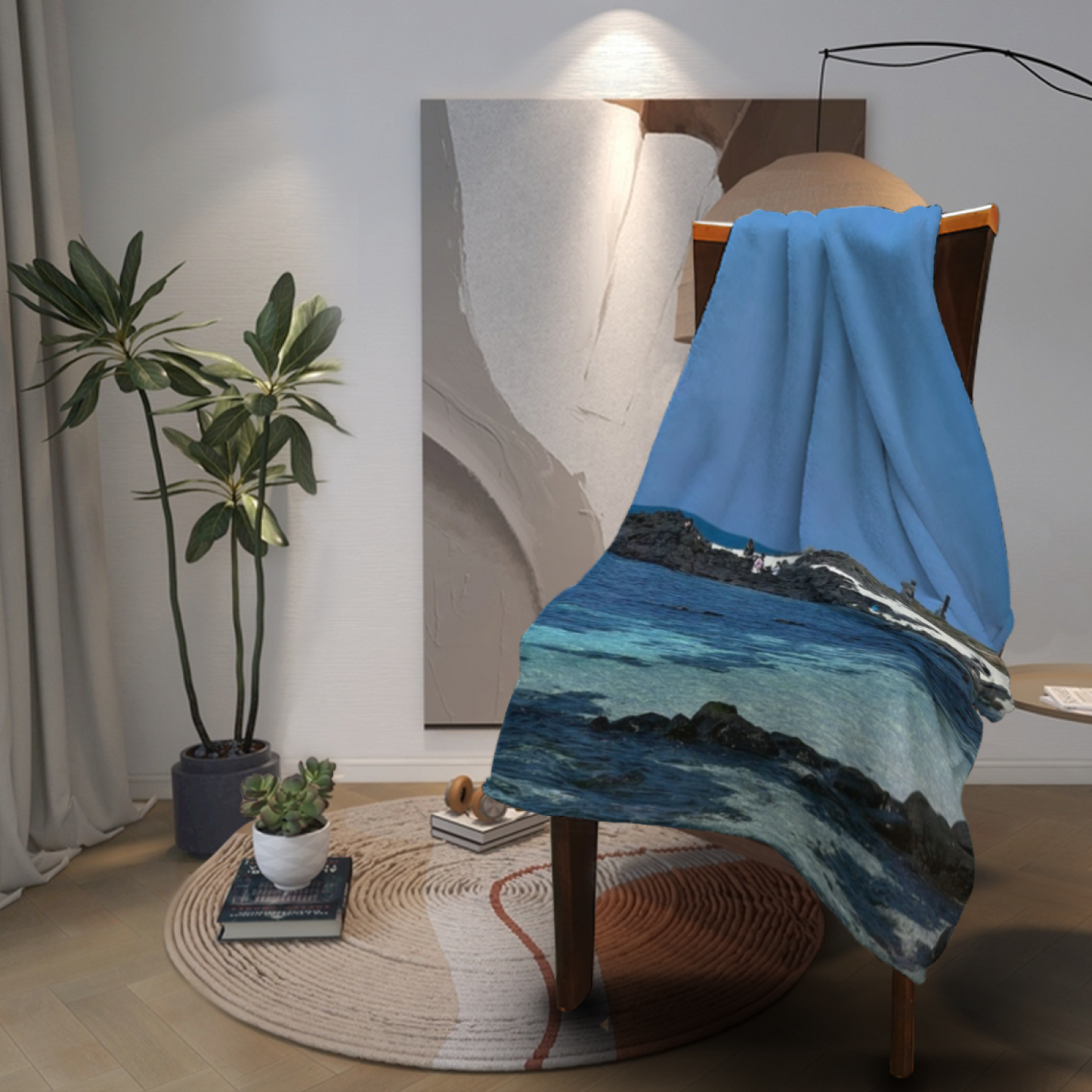 Abstract Artistic Throw Blanket ¨C Contemporary Modern Cozy Home Blanket
