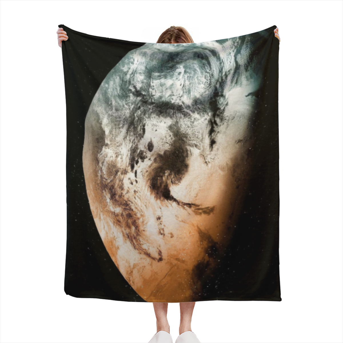 Aurora & Orchard Playful Graphic All-Season Flannel Blanket