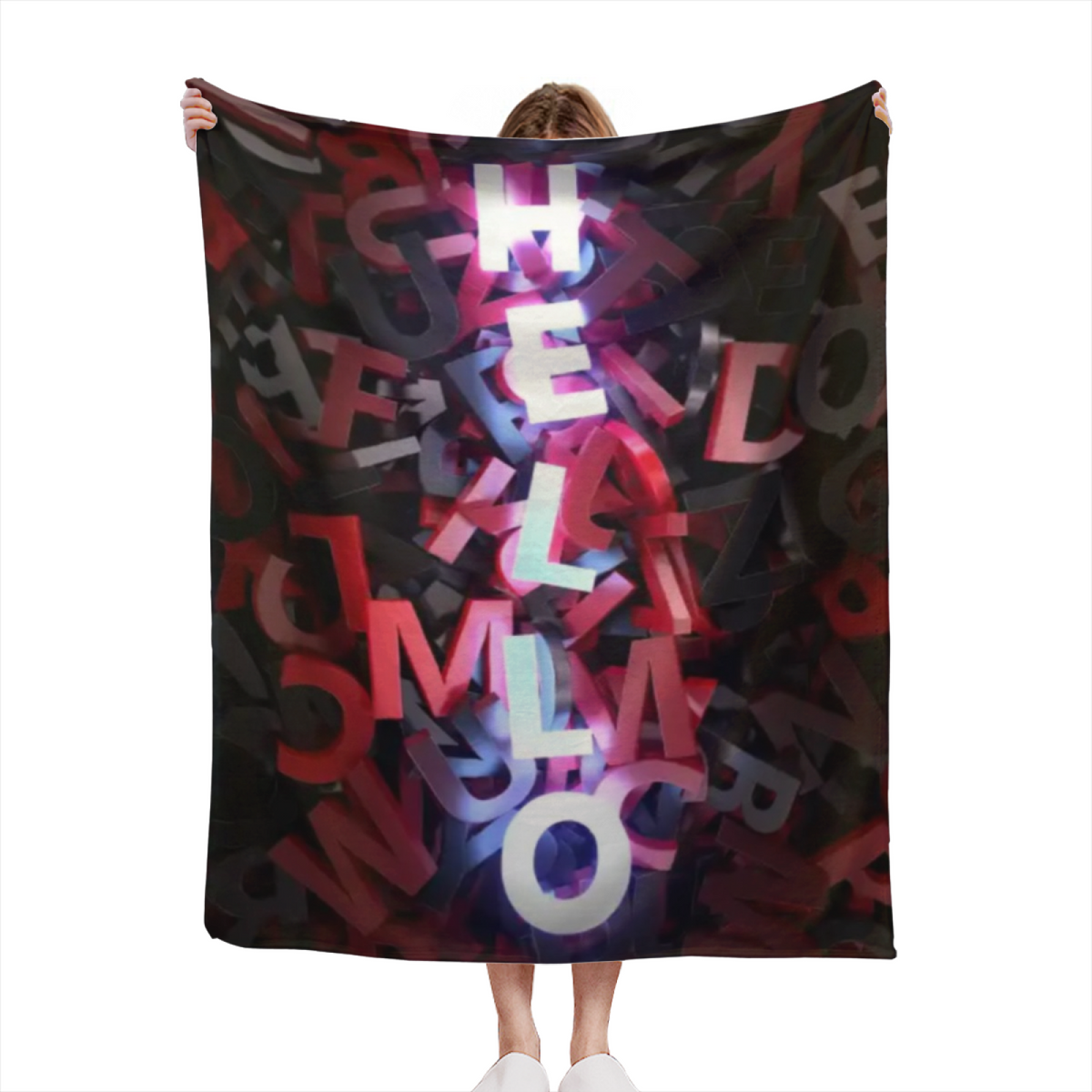 Soft Minimalist Plush Flannel Throw ¨C Heather Galaxy Collection