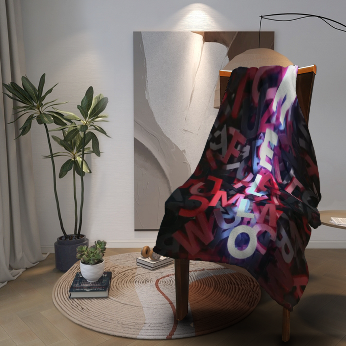 Soft Minimalist Plush Flannel Throw ¨C Heather Galaxy Collection