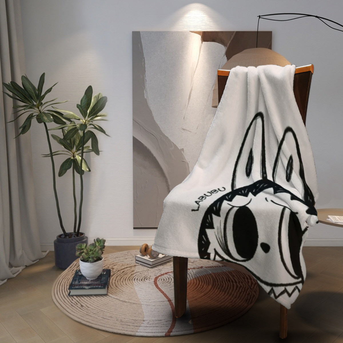 Soft Minimalist All-Season Flannel Blanket ¨C Starlit Wonder Collection
