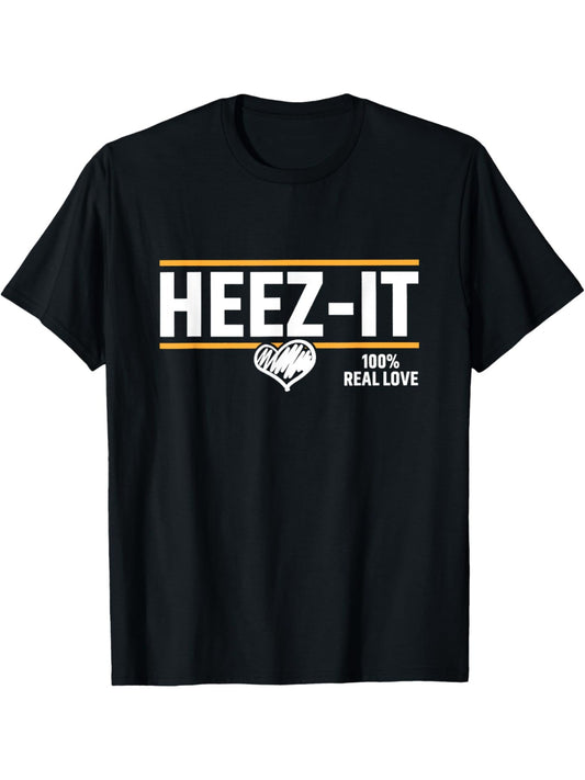 Heez-It Matching for Couples Funny Valentines Day Quote Retro Trendy Printed T-shirt, Men'S Casual and Comfortable T-shirt Summer, Men'S Short-sleeved Top for Everyday Activities Birthday Gift to Men