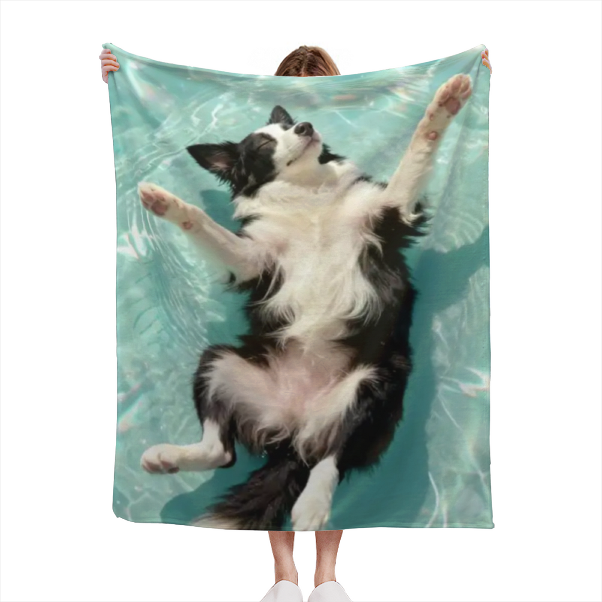 Soft Minimalist Plush Flannel Throw ¨C Misty Arbor Collection
