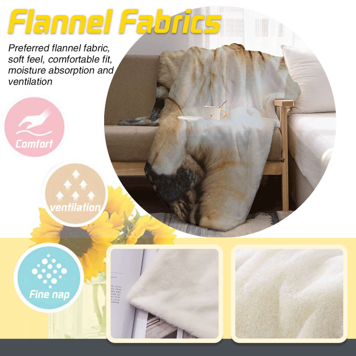 Alpine Fable Expressive Print Flannel Sofa Throw in Dusty Lilac