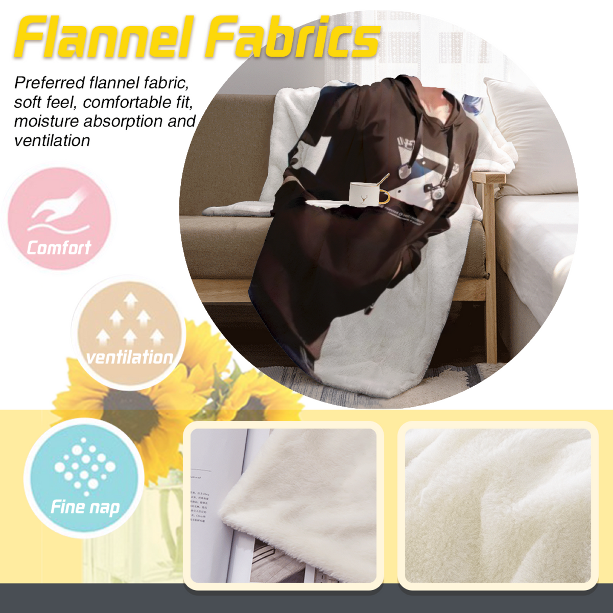Mossy Treasure Lightweight Flannel Throw in Dusty Lilac