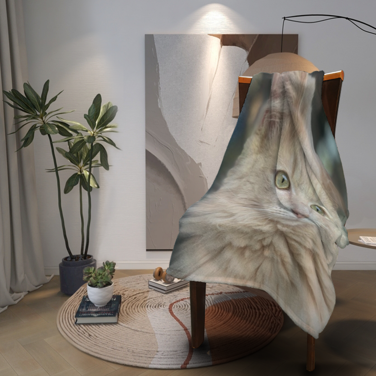 Soft Minimalist All-Season Flannel Blanket ¨C Alpine Wander Collection
