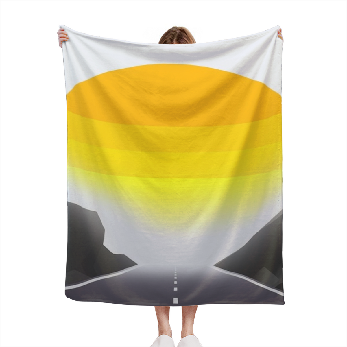 Twilight Thicket Soft Flannel Blanket in Pastel Multicolor