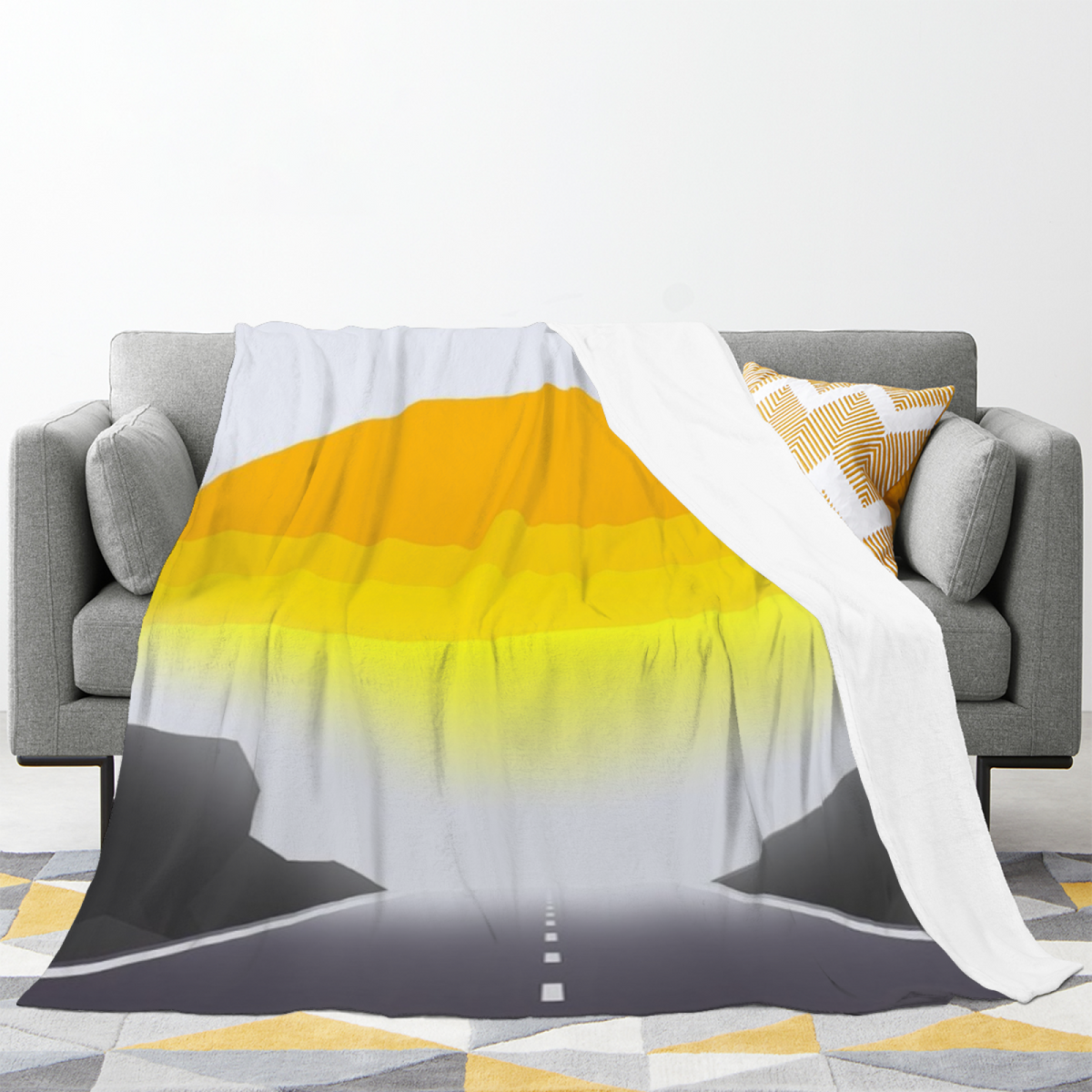 Twilight Thicket Soft Flannel Blanket in Pastel Multicolor