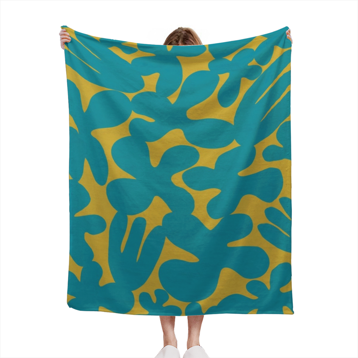 Copper Sonnet Home Accent Soft Flannel Blanket ¨C Warm Coral