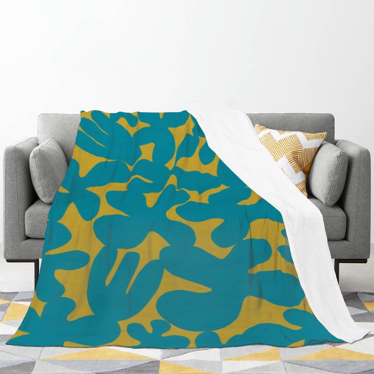 Copper Sonnet Home Accent Soft Flannel Blanket ¨C Warm Coral