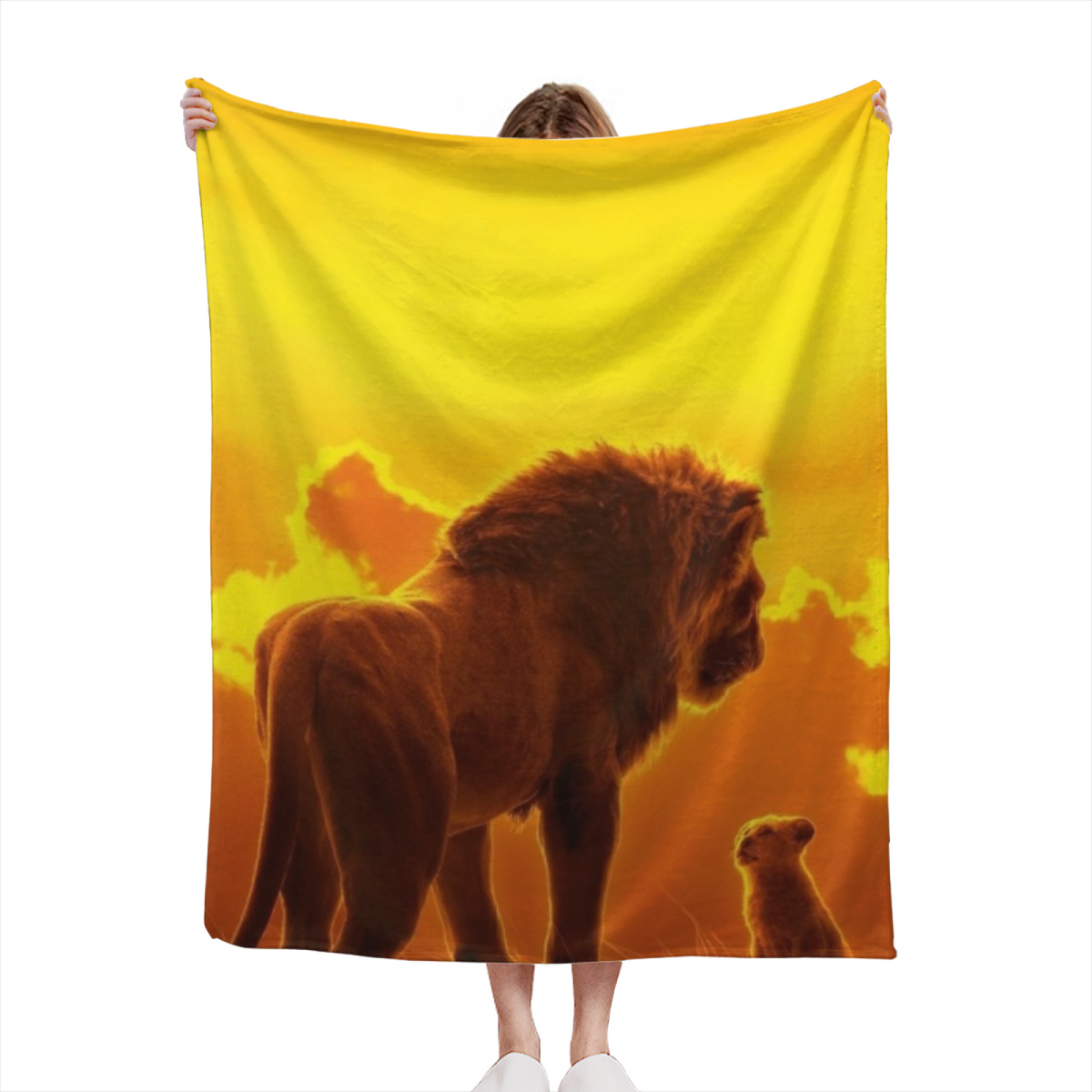 Luminous Rhapsody Inspired Cozy Flannel Bed Blanket ¨C Earthy Neutral Palette