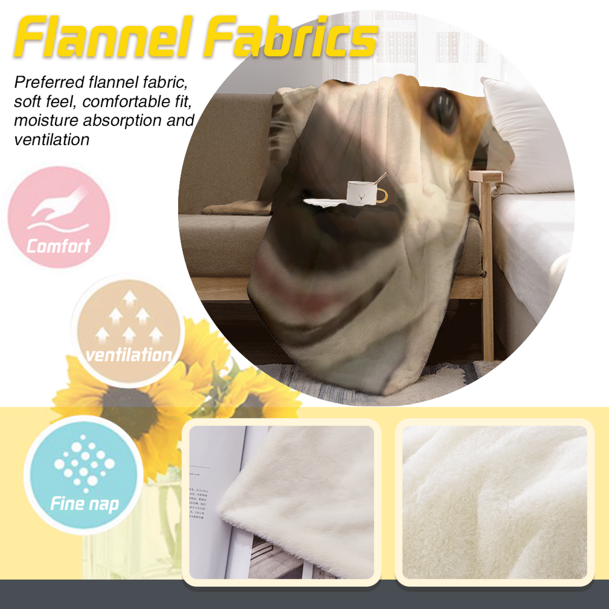 Pastel Multicolor Whimsical Decor All-Season Flannel Blanket ¨C Enchanted Lantern Edition