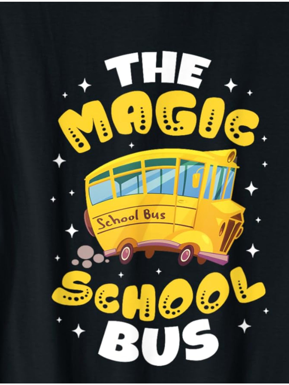 Magic School Bus Driver School Bus Drives Back to School Humor Vintage Printed T-shirt, Men'S Casual and Comfortable T-shirt Summer, Men'S Short-sleeved Top for Everyday Activities Birthday Gift to Men