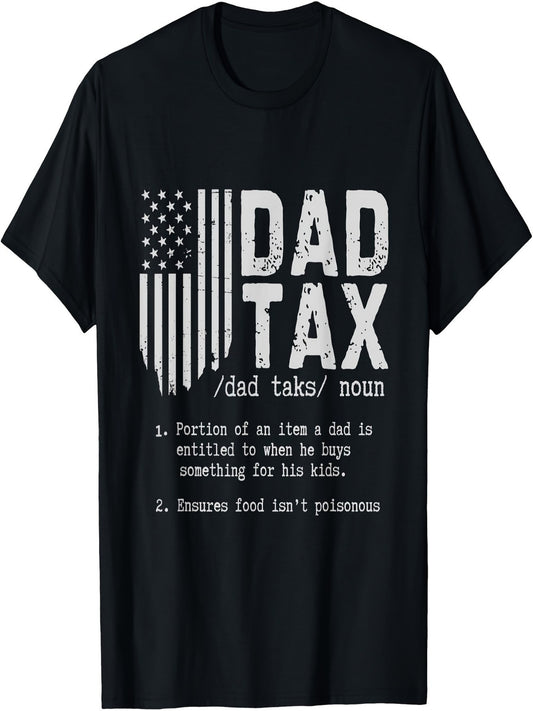 Father'S Day Vintage Fashion Cotton Hot Print T-shirt, Men'S Summer Casual and Comfortable Crew-neck T-shirt, Perfect for Summer Outdoor Activities The Perfect Gift - 180g