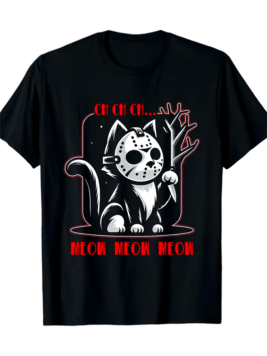 Graphic Print Tees For Men, Casual Short Sleeve Plus Size T-shirt For Summer