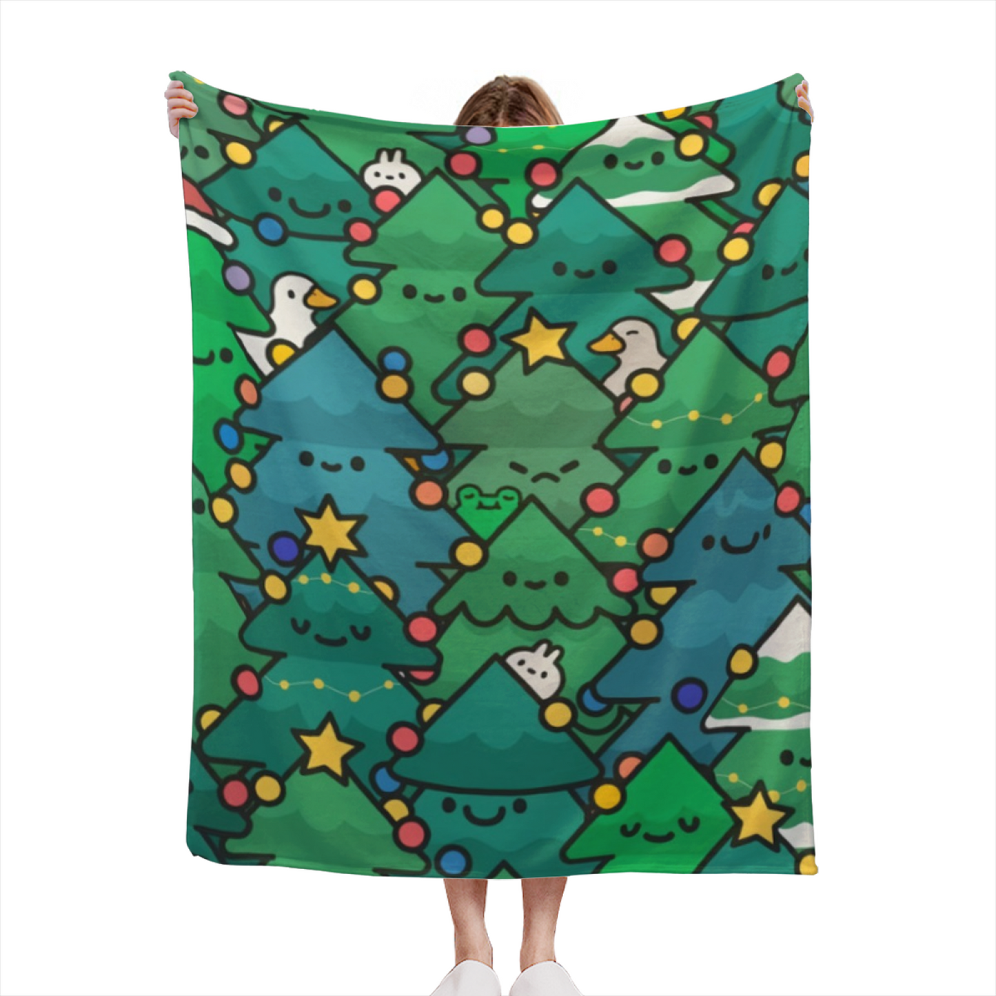 Colorful Artistic Pattern Throw Blanket ¨C Modern Cozy Home Decor Blanket