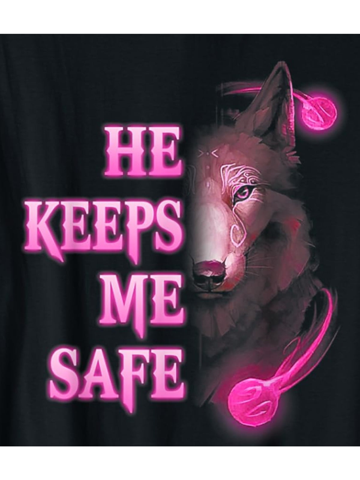 He Keeps Me Safe Couple Wolf He Keeps Me Wild Funny Valentines Day Quote Retro Trendy Printed T-shirt, Men'S Casual and Comfortable T-shirt Summer, Men'S Short-sleeved Top for Everyday Activities Birthday Gift to Men