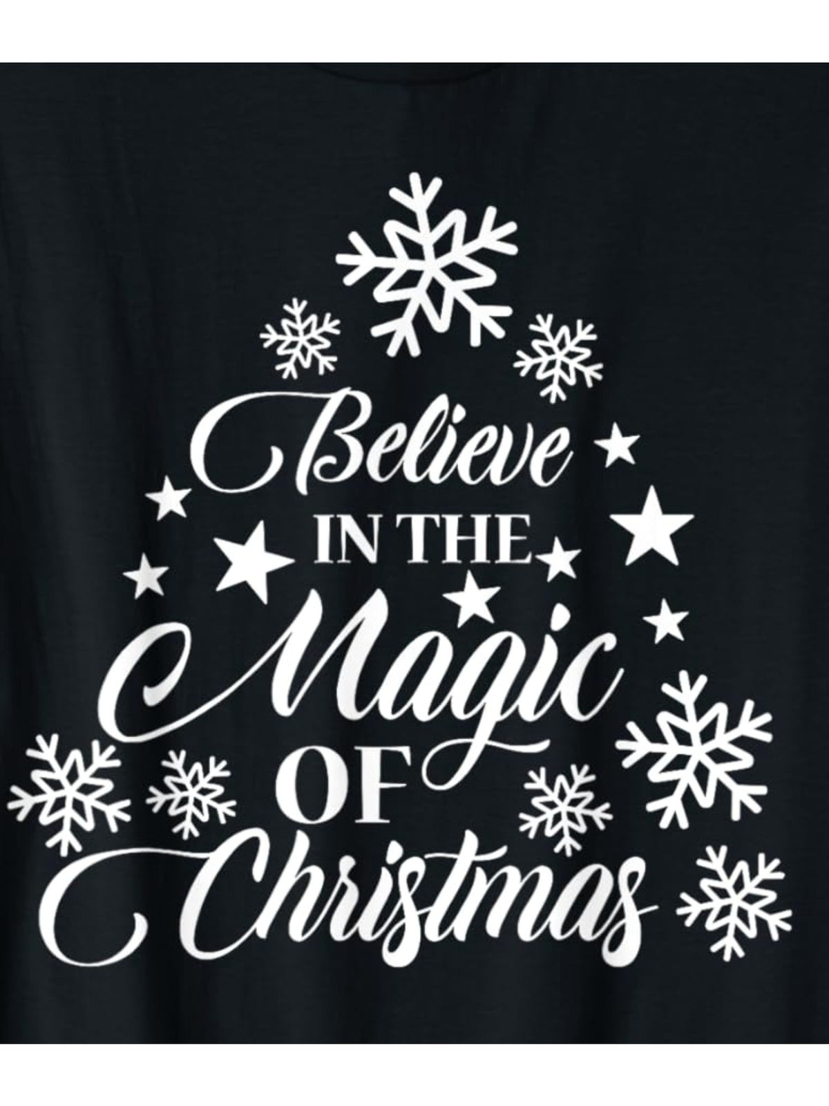 Vintage Christmas Tree Believe in the Magic of Christmas Humor Vintage Printed T-shirt, Men's Casual and Comfortable T-shirt Summer, Men's Short-sleeved Top for Everyday Activities Birthday Gift to Men