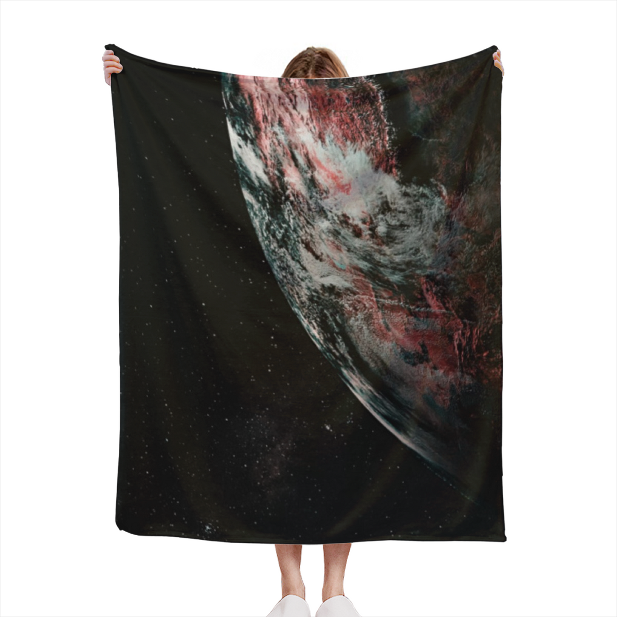 Breezy Breeze Soft Neutral Art Decorative Flannel Blanket