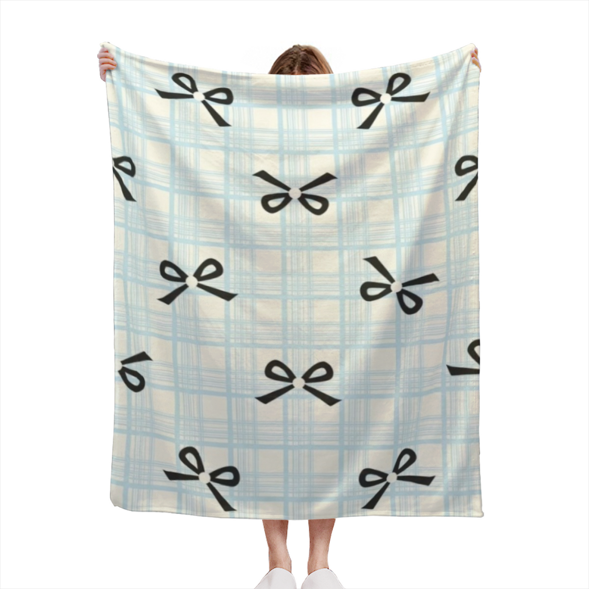 Ivory Terracotta Horizon Decorative Flannel Blanket