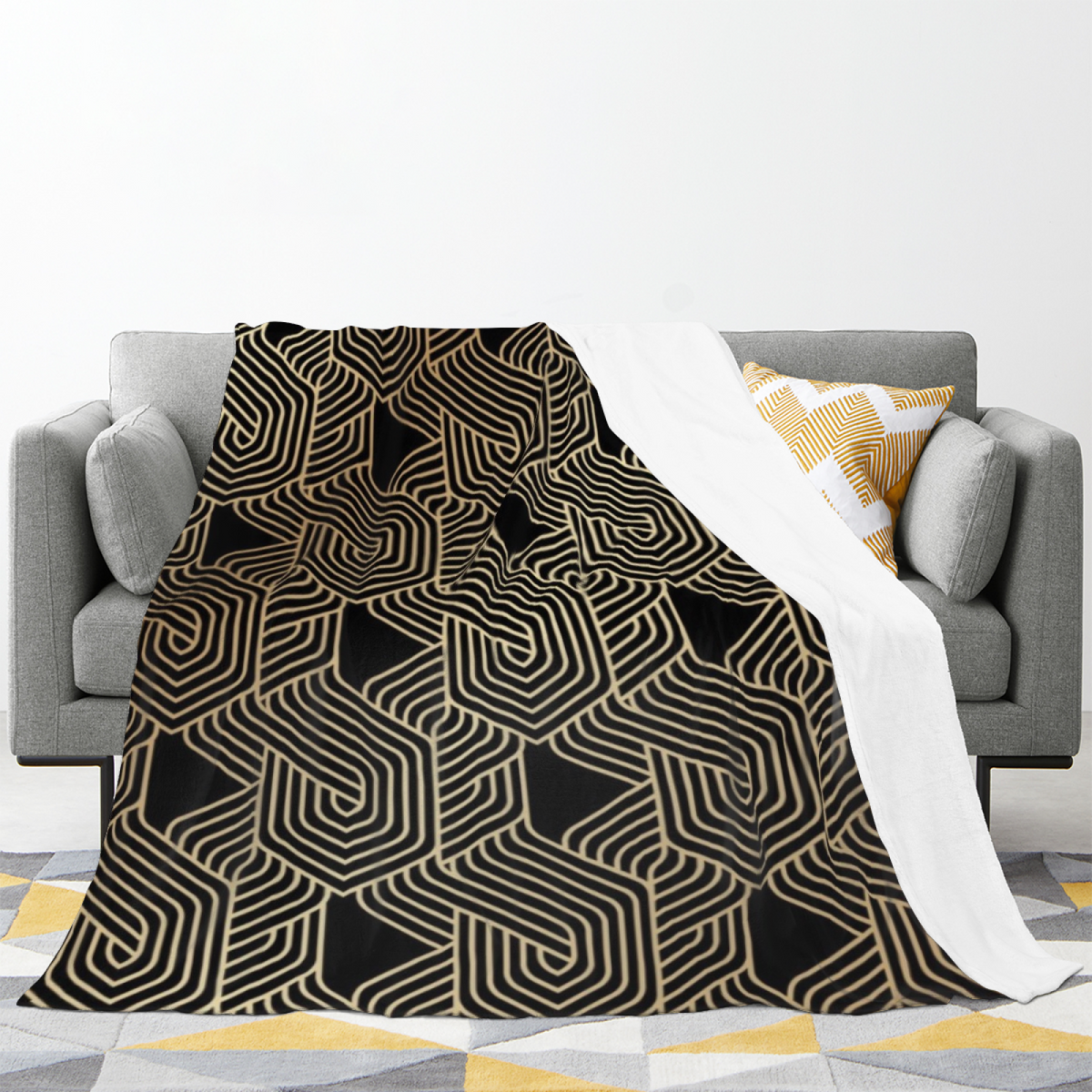 Orchard Hearth Soft Flannel Blanket in Soft Neutral