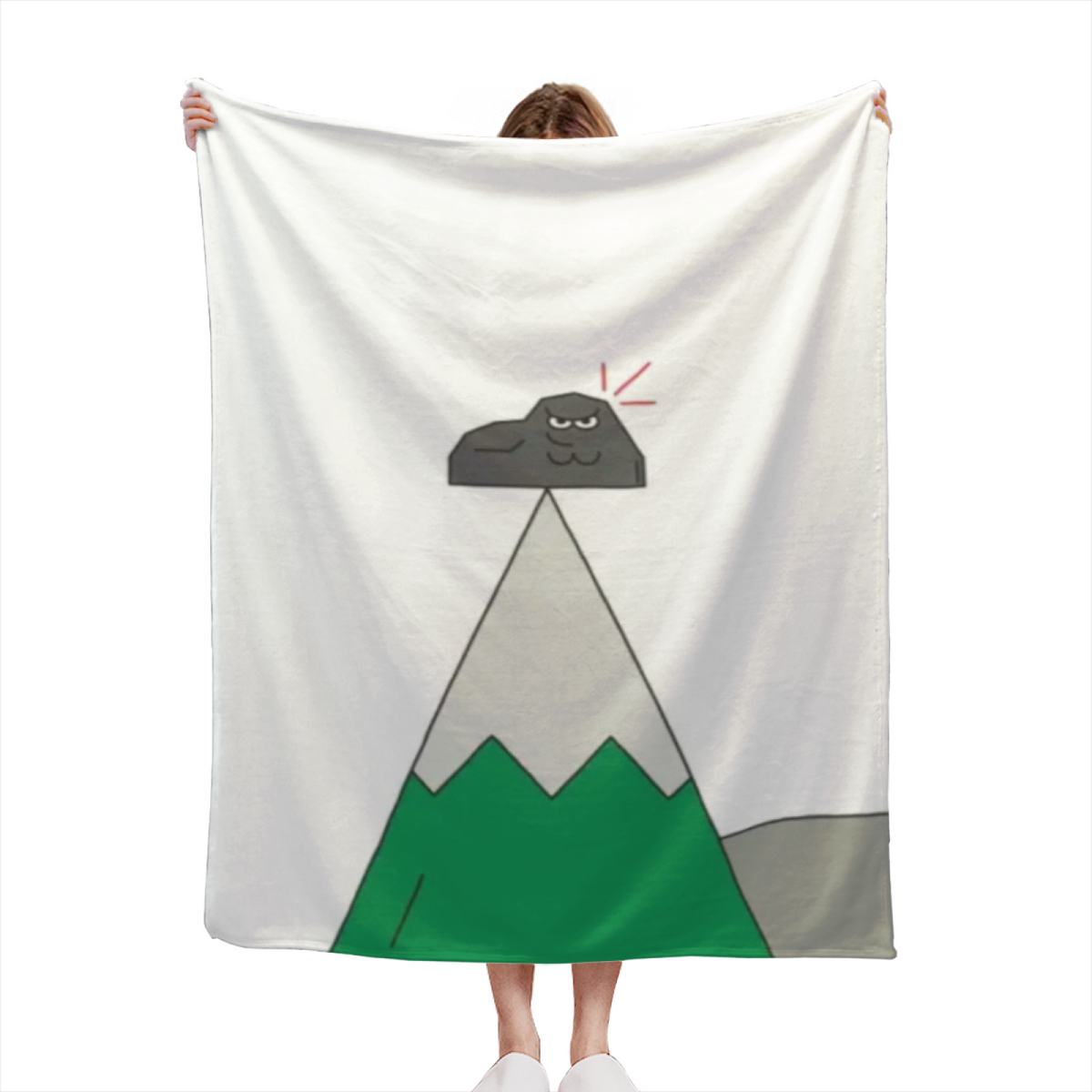 Seaside & Harbor Playful Graphic Plush Flannel Throw