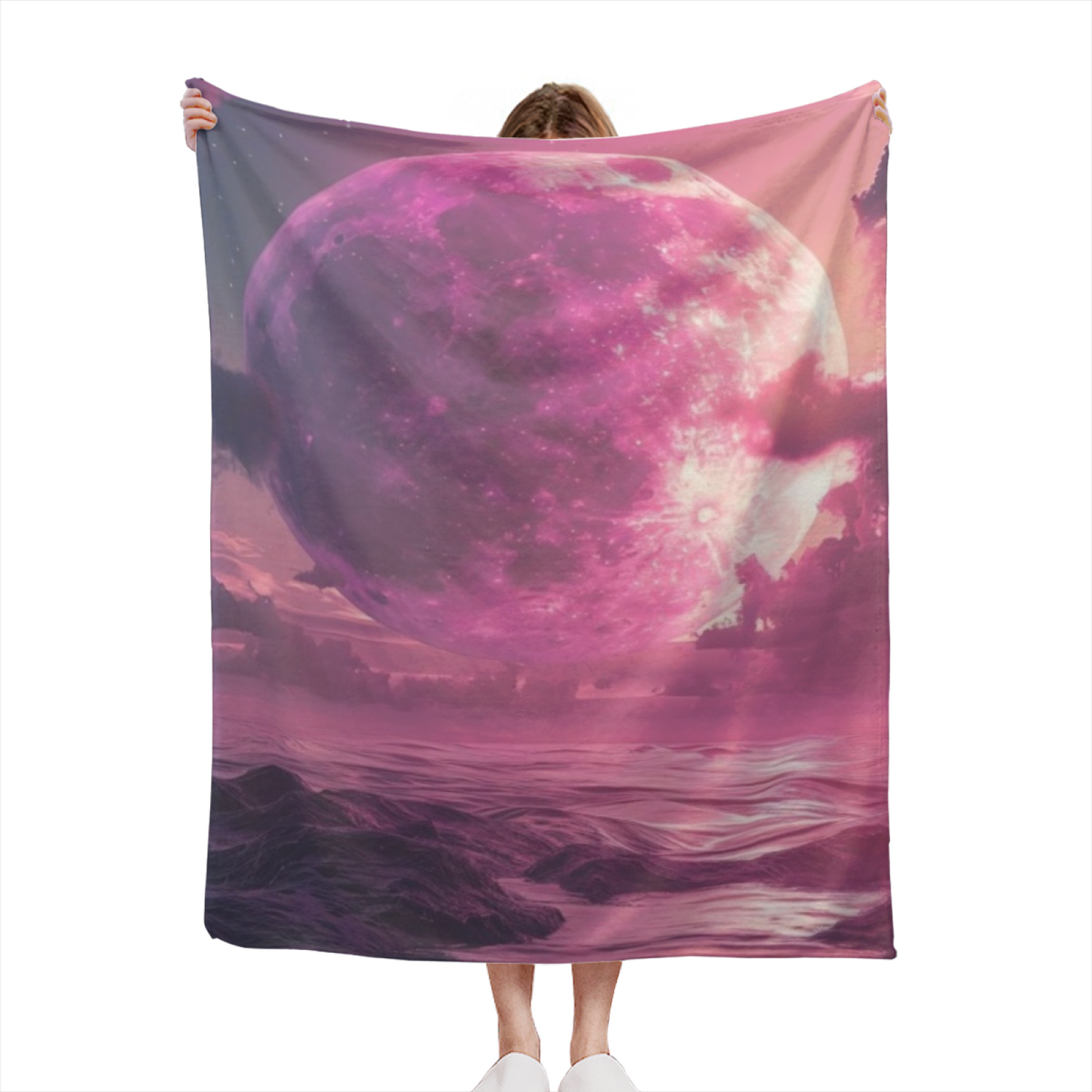 Abstract Contemporary Throw Blanket ¨C Stylish Graphic Printed Cozy Blanket